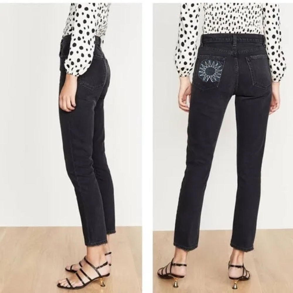 REFORMATION Julia High Straight Cigarette Jeans – Size 26  - Monterey - RARE! - Picture 8 of 10